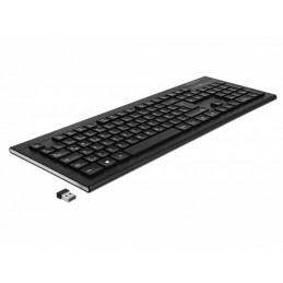 icecat_Delock USB Tastatur 2,4GHz kabellos schwarz, 12671