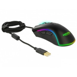 icecat_Delock Optische 7-Tasten USB Gaming Maus - Rechtshänder, 12670