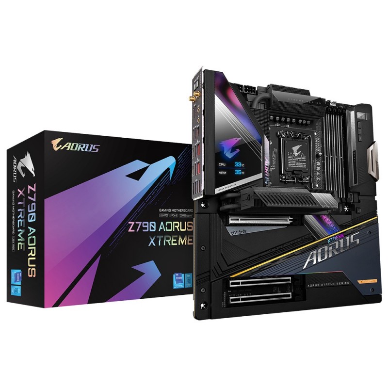 4719331850388 - GIGABYTE Z790 AORUS XTREME Mainboard - Intel Z790 - Intel LGA1700 socket - DDR5 RAM - Extended ATX