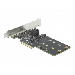 icecat_Delock 3 Port SATA + M.2 Key B PCIe x4 Low Profile, Schnittstellenkarte, 90499