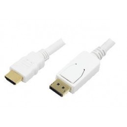 icecat_LogiLink Display Port to HDMI cable, white, 2m, CV0055