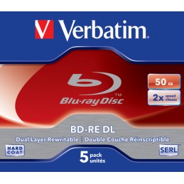 VERBATIM BD-RE DL 50 GB,...