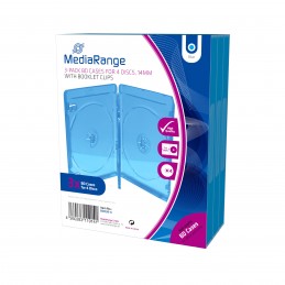 icecat_Media Range MediaRange BD-LeerhÃ¼lle fÃ¼r 4 Discs 14mm blau 30 StÃ¼ck, BOX38-4-30