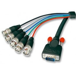icecat_Lindy VGA Kabel 15 pol. HD Stecker BNC Stecker 1.80m, 31562