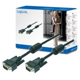 icecat_LogiLink VGA Cable 2xST black 2x Ferrit Core 15M, CV0017