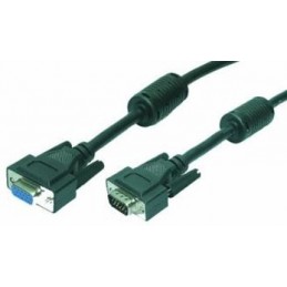 icecat_LogiLink VGA Cable ST BU black 2x Ferrit Core 5M, CV0006