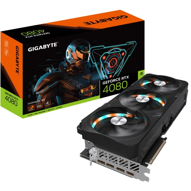 4719331311520 - Gigabyte RTX4080 Gaming OC 16GB GDDR6X HDMI 3xDP GV-N4080GAMING OC-16GD